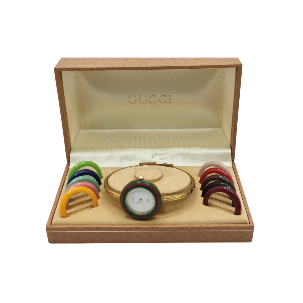 Gucci Change Bezel Watch 1100 Series