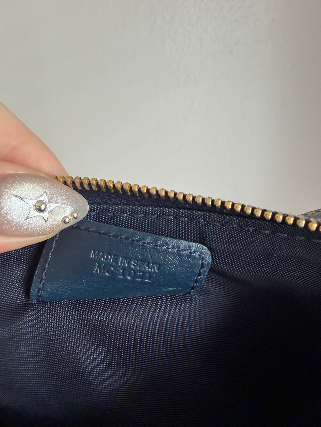 Dior Trotter Saddle Bag (Navy)
